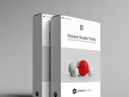 C4D Octane灯光环境预设包 octane studio tools 1.0.lib4d