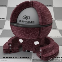 vray for c4d材质：Velvet Bellagio