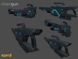 42套C4D冒险类游戏《猎户座：恐龙强袭》ORION: Dino Beatdown 武器模型合集（二）