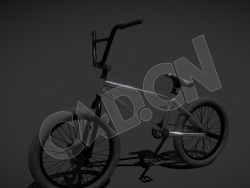 脚踏车山地自行车交通工具C4D模型 bicycle