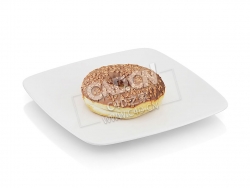 C4D巧克力甜甜圈食物模型 Donut with chocolate