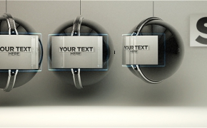 球形显示屏报幕C4D模型 Sphere Screen 3D Model