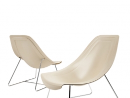 艾福玛里尼生蚝轻型扶手椅3D模型素材下载Oyster Light Armchair by i4Marini