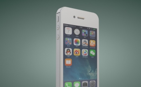 苹果手机 iphone 4s手机C4D模型