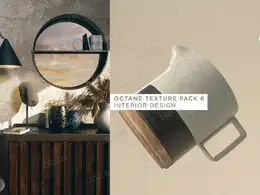 129个C4D Octane常用室内4K金属木纹织物玻璃塑料材质预设Octane Texture Pack 6