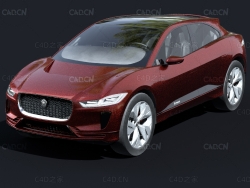 捷豹汽车C4D模型Jaguar