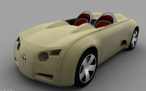 丰田混合动力汽车C4D模型 Toyota
