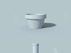 C4D花盆变花瓶变形动画工程