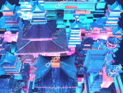 C4D+AE+OCTANE梦幻古都建筑模型工程