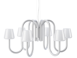 阿波罗6头吊灯吊灯照明3D模型素材下载Apollo Chandelier 6 by Hay