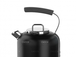 蒸气智能感应控温水壶C4D模型 Electric Kettle 3D Model