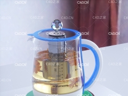 电水壶 养生壶C4D Octane模型