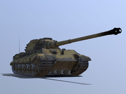 德军虎王重型坦克Pz Kpfw VI Ausf B Mit 10,5cm Kw K L 68 Tiger II