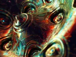 C4D实用工程第159季：柔韧晃动的金属球动画C4D工程文件 c4d project