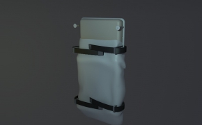 太空空间站床位C4D模型 Space bed