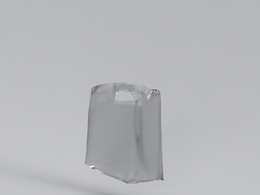 服饰模型：一次性塑料袋子