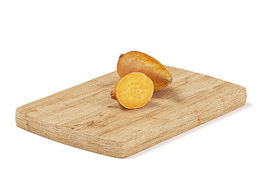 切开的半块红薯蔬菜C4D模型下载