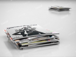 彩色杂志堆栈 color magazines stack