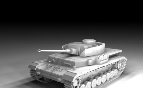 坦克C4D模型 Panzer