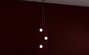 装饰吊灯C4D模型 giukò itre