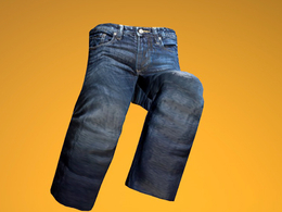 C4D牛仔裤绑定动画模型工程 Jeans animation