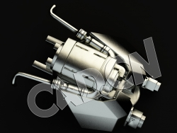 C4D科幻飞行器机械零件模型 Spaceship Kit Mechanical parts-08