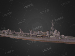 瑞典海军韦斯特罗斯驱逐舰C4D模型下载Vasteras 3d model