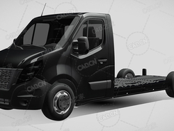 日产nv400卡车货车运输车辆汽车2021款C4D汽车模型下载