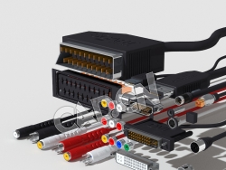 C4D电脑数据插头接口电子连接器模型 Electronic Connectors
