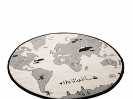 世界地图地毯装饰地毯3D模型素材下载The World Rug by Oyoy