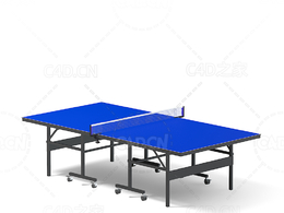 乒乓球台案子桌子C4D模型下载