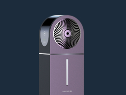 小型桌面加湿器3d模型下载