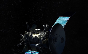 高精太空卫星C4D模型 satellite 3d model