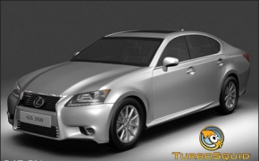 凌志汽车3D模型 2013 Lexus GS350