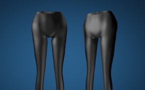 女性紧身裤C4D模型 Briefs 3D model