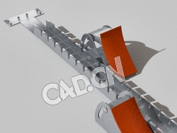 田径起跑台C4D模型 Track and Field Start Block