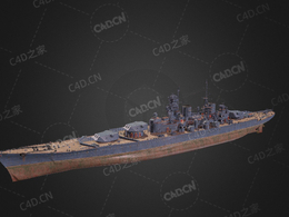 俄罗斯海军联盟号战列舰C4D模型下载S Soyuz 3d model