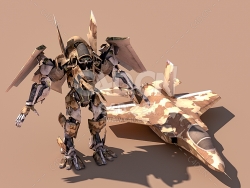 格雷(夺路)变形金刚汽车人机器人变形战斗机 Breakaway