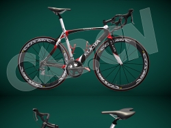 C4D意大利公路自行车模型 kuota bicycle