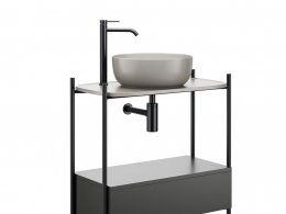 Diva 7号落地式浴室柜卫浴家具3D模型素材下载Diva 7 Floor Vanity Unit by Scarabeo C