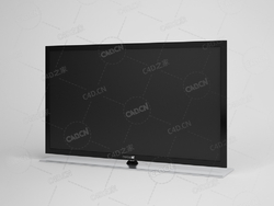 宽屏电视机大屏彩电家用电器显示器电视机 TV monitor C4D模型下载