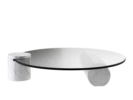 巴克斯特特制玻璃咖啡桌茶几3D模型素材下载Verre Particulier Coffee Table by Baxter