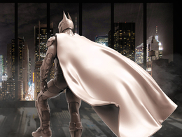 超级英雄蝙蝠侠3D打印模型 Batman Diorama 3D Print Model