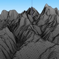 山峰3D模型（喜马拉雅山脉）Peak