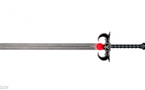 游戏道具宝剑C4D模型 sword 3d model