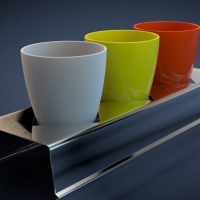 105个家居饰品C4D模型合集（餐具、装饰品、办公用品）