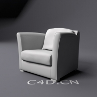 沙发C4D模型 armchair 016
