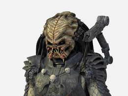 铁血战士外星怪物 掠夺者 Predator 3D打印模型 Predator 3D printable Ready