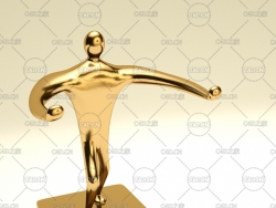 小金人C4D Octane模型