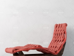 网绳编织舒服躺椅C4D模型 chair 3d model